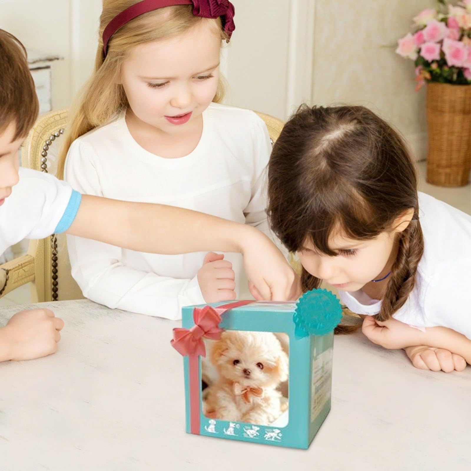 Générique Nouveau Chien Robot 2025 pour, Mon Chiot Robot réaliste Qui agit comme Un Vrai Chiot - Marche, aboie, remue la Queue,Un Chien Jouet Qui Marche et aboie