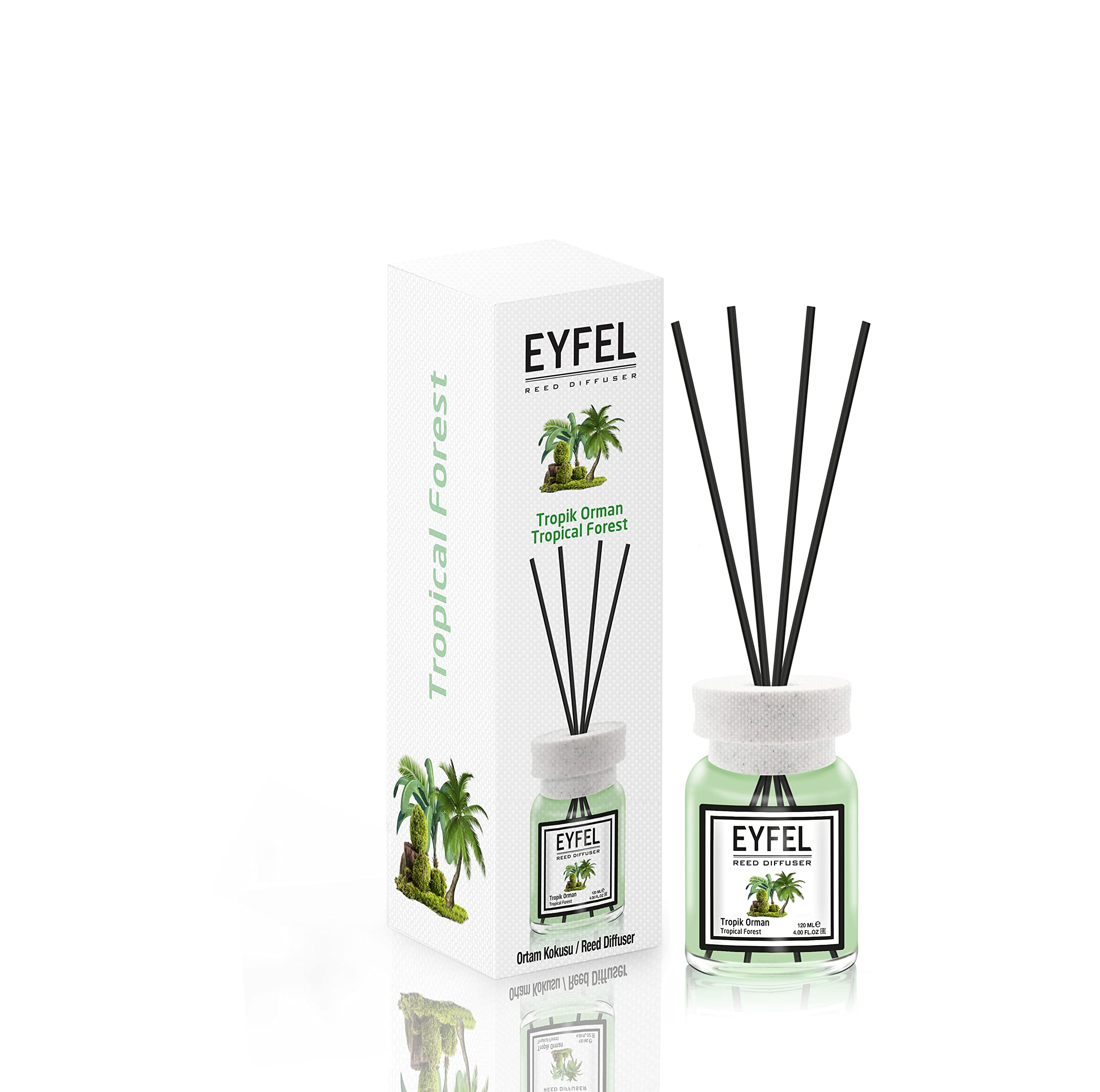 EYFEL REED DIFFUSER- TROPICAL FOREST 120ML