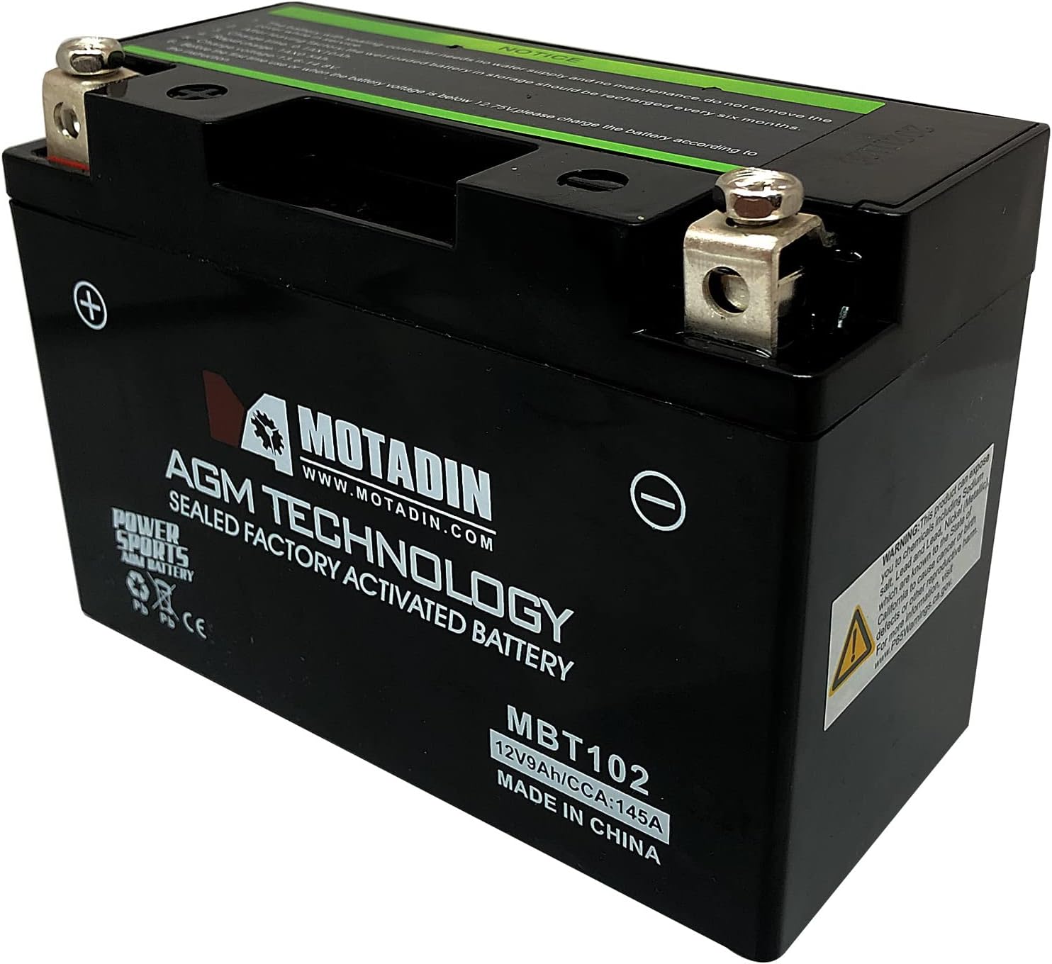 AGM Battery Compatible With Yamaha RAPTOR 700R YFM700R 2011-2022 / RAPTOR 700R SE 2013-2022