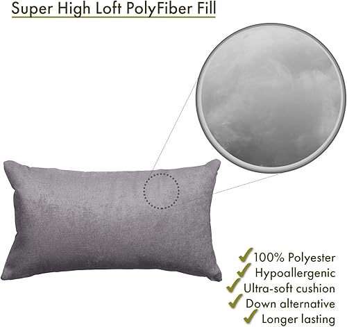 Miniatura 2 de Majestic Home Goods Vintage Villa - Almohada pequeña para interiores, 20 pulgadas de largo x 5 pulgadas de ancho x 12 pulgadas de alto