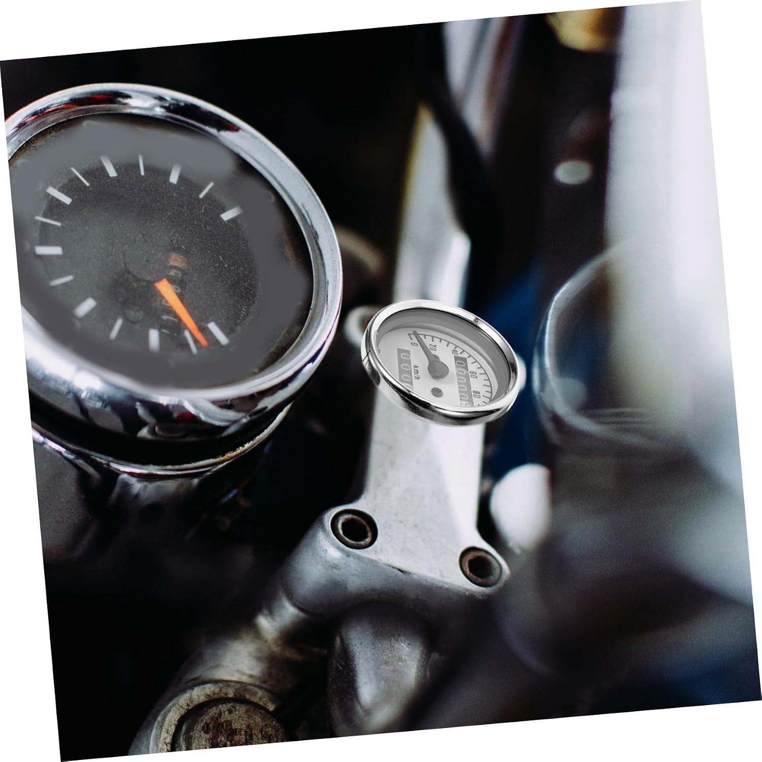 Vintage Analog Odometer for Motorcycles Tachometer Gauge Speedometer Moped Speedometer Easy Install Accessory
