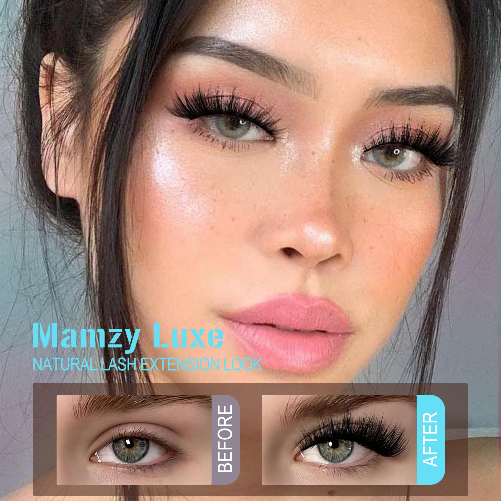 Wispy Wimpern-Cluster-Set, Manga-Wimpern-Cluster-Set, 8–16 mm, 180 Stück, einzelne Wimpern-Cluster, natürliche, falsche Wimpern, stachelig, dick, Anime-Cluster-Wimpernverlängerungs-Kit von MAMZY LUXE