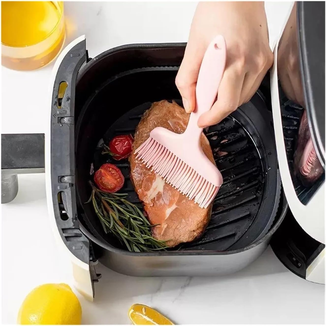 Silicone Pastry Brush, Compatible For Baking, Grilling, Cooking, And Spreading Oil, Butter, And Barbecue Sauce(Pink)