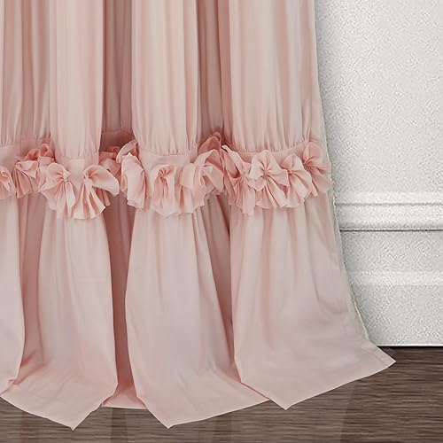 Miniatura 8 de 2 paneles de cortinas opacas con aislamiento térmico, 54 pulgadas de ancho x 84 pulgadas de largo, cortinas bohemias con 3 filas de flores de