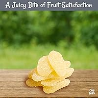 Vista 3 de Oh! Nuts Caramelo de jengibre – 1 libra – Rebanadas de frutas secas – con revestimiento de azúcar cristalizado confitado – Bocados de frutas