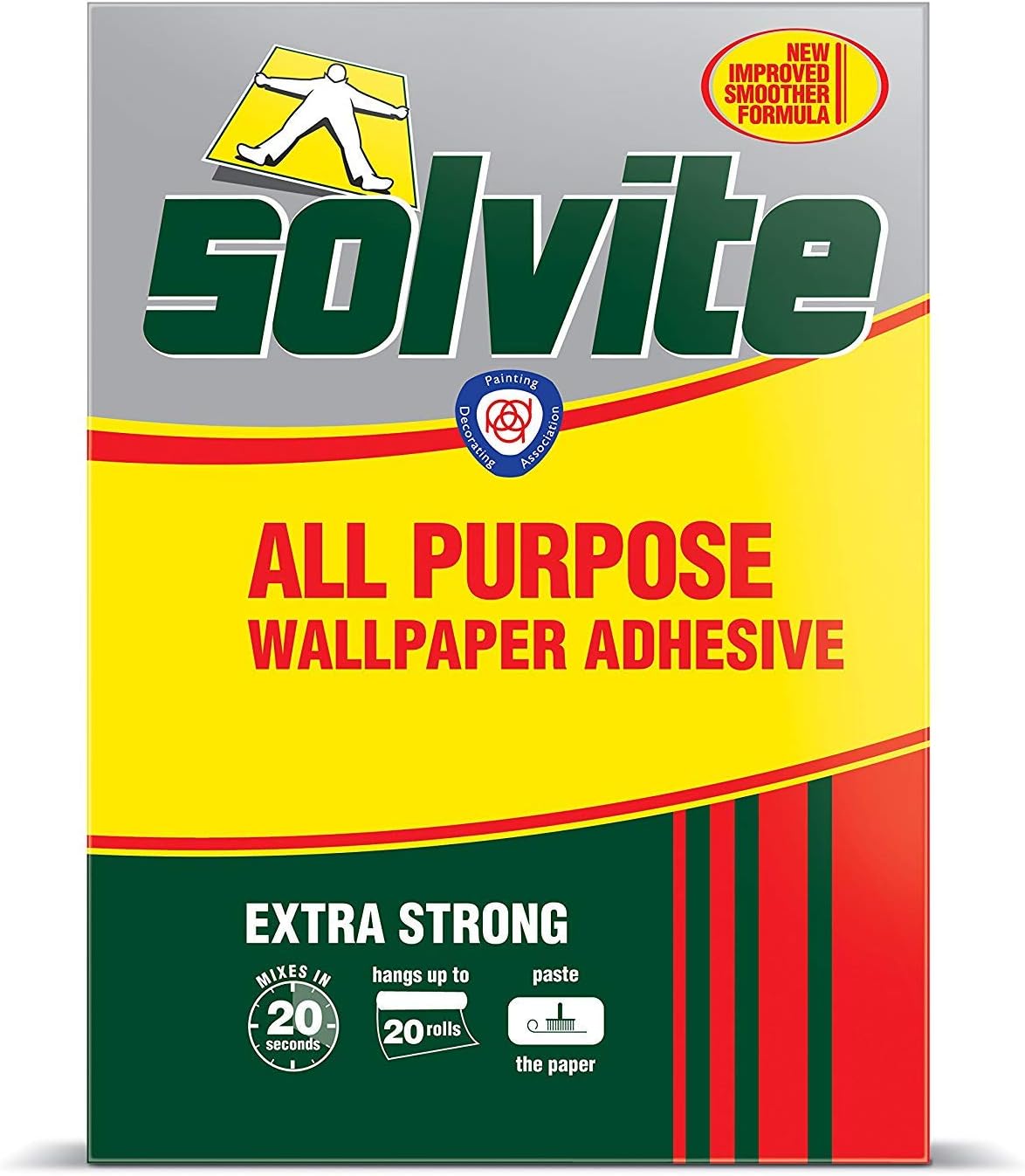 Solvite AllPurpose Wallpaper Adhesive, Reliable Adhesive for Wallpaper