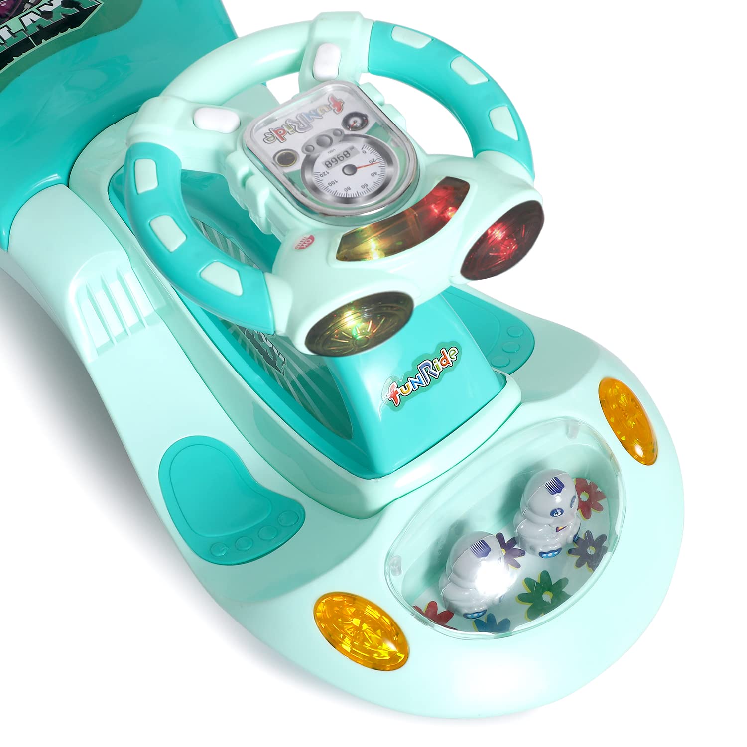 eHomeKart Galaxy Swing Car Rider - Galaxy Twist and Swing Magic Car Ride On for Kids with Steering Music and Lights for Boys and Girls for Age 3+ 1