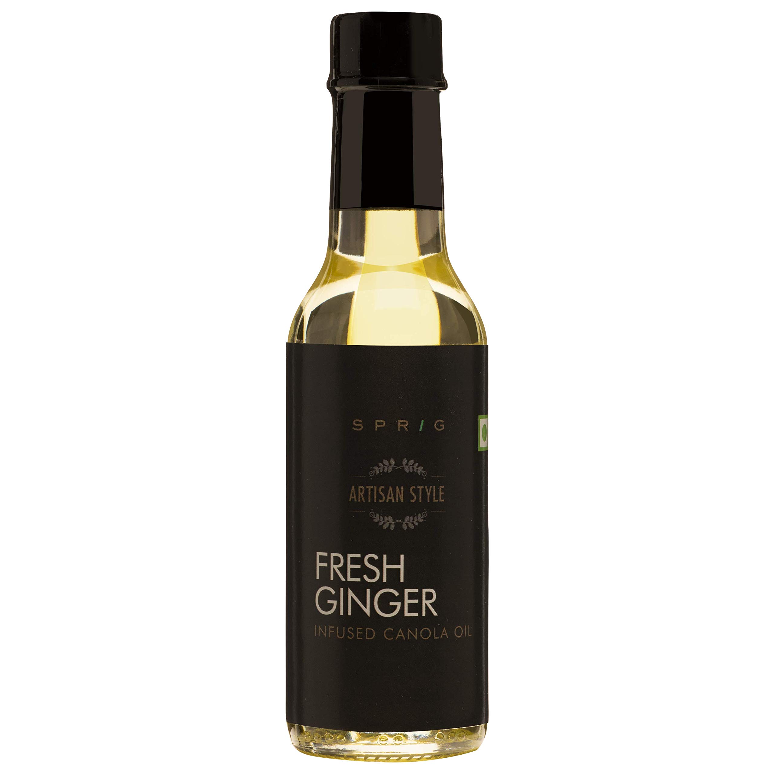 Sprig Gourmet Fresh Ginger Infused Canola Oil For Cooking,125gm| Infused Oils| Ginger Infused Oil| Flavored Oil| (B08WCCGYLQ) Amazon Price History, Amazon Price Tracker
