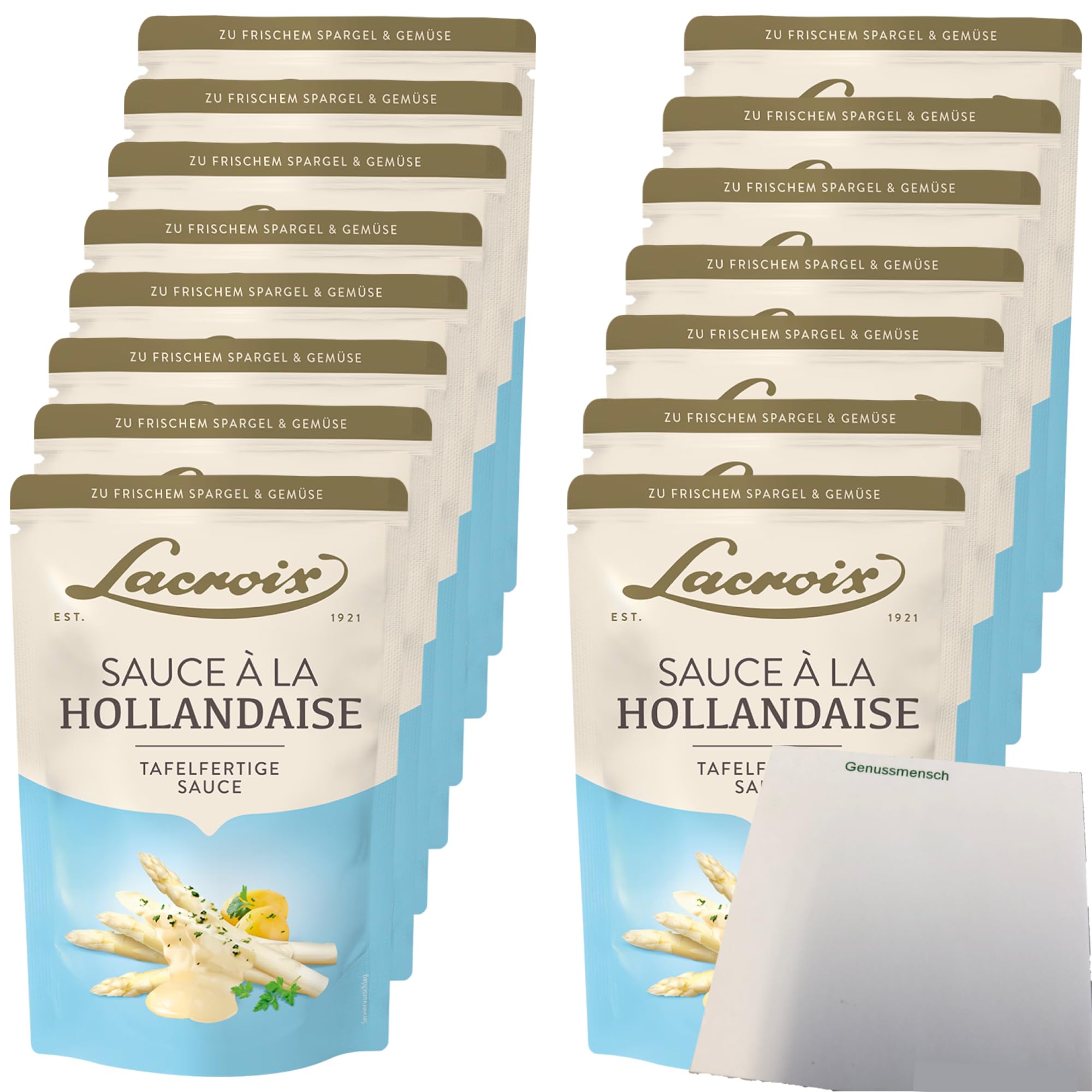 usy Bundle für Lacroix Sauce à la Hollandaise VPE (15x150g Beutel) + usy Block
