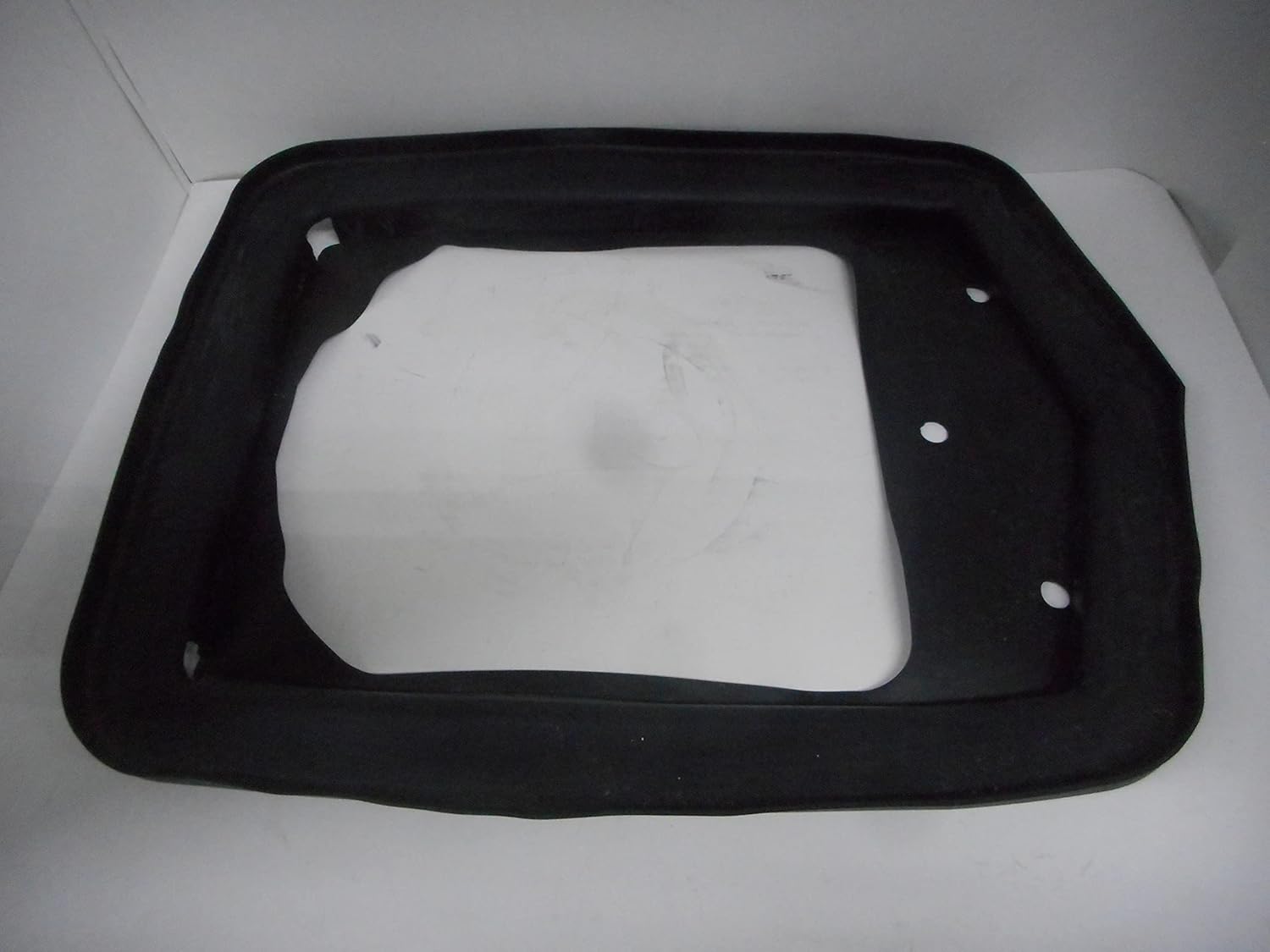 Generic 1970-1971 Torino Ranchero Fairlane Shaker Ram Air Scoop to Hood Seal Gasket - Black, Chrome Alloy Steel - Front, Car