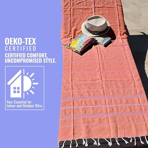 Miniatura 8 de Toalla de bañoplaya (100% algodón,40x70 in), diseño turco