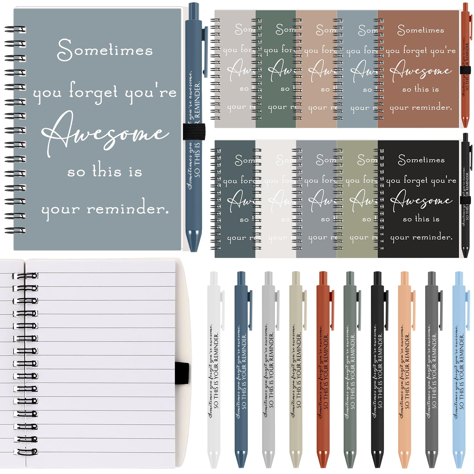 Carnets à spirale avec messages de motivation pour les réunions d'équipe - 7