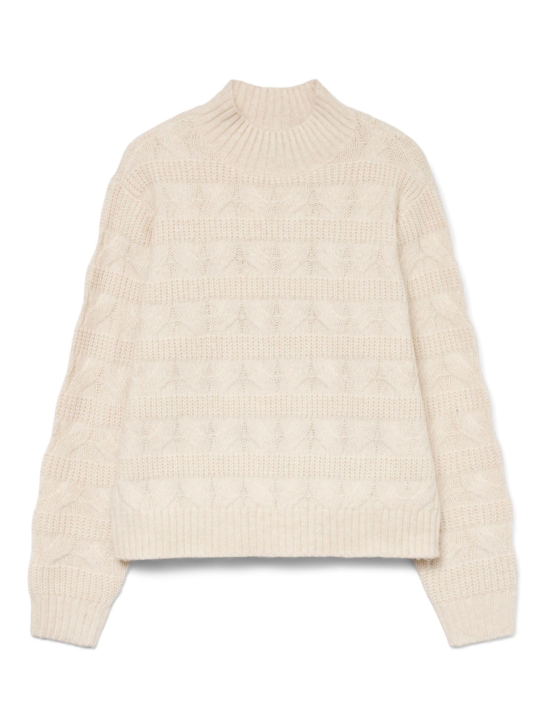 VERO MODA Highneck BF Vmvirgo LS-Pullover a Collo Alto