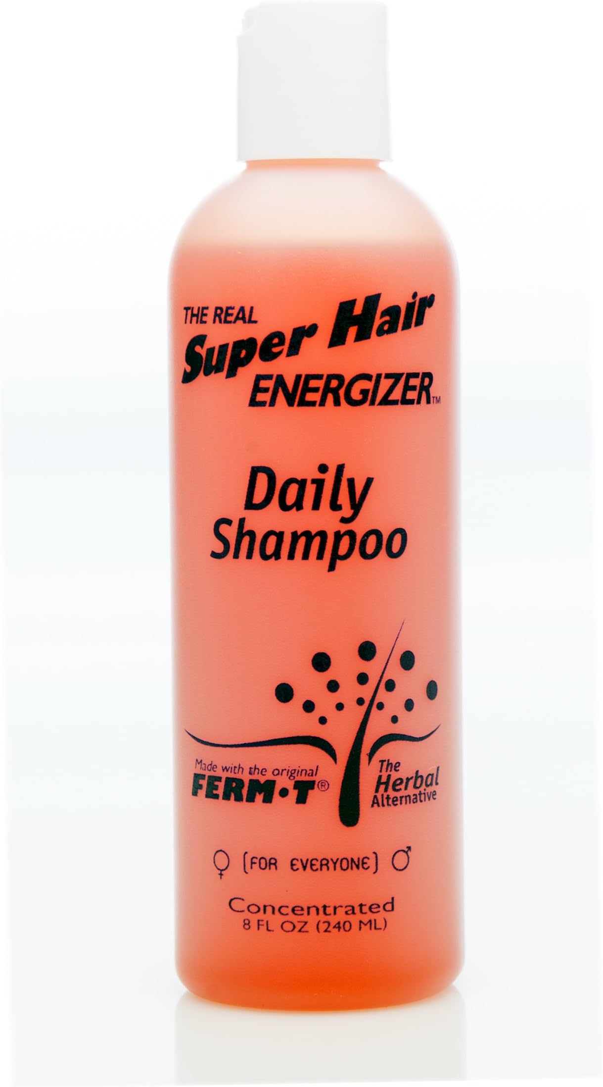 Hair Care Natural Shampoo by Super Hair Energizer, Enriched with Jojoba Oil Shampoo to Promote Healthy Hair Regrowth and Prevent Thinning Hair, 8 Oz. Per Bottle