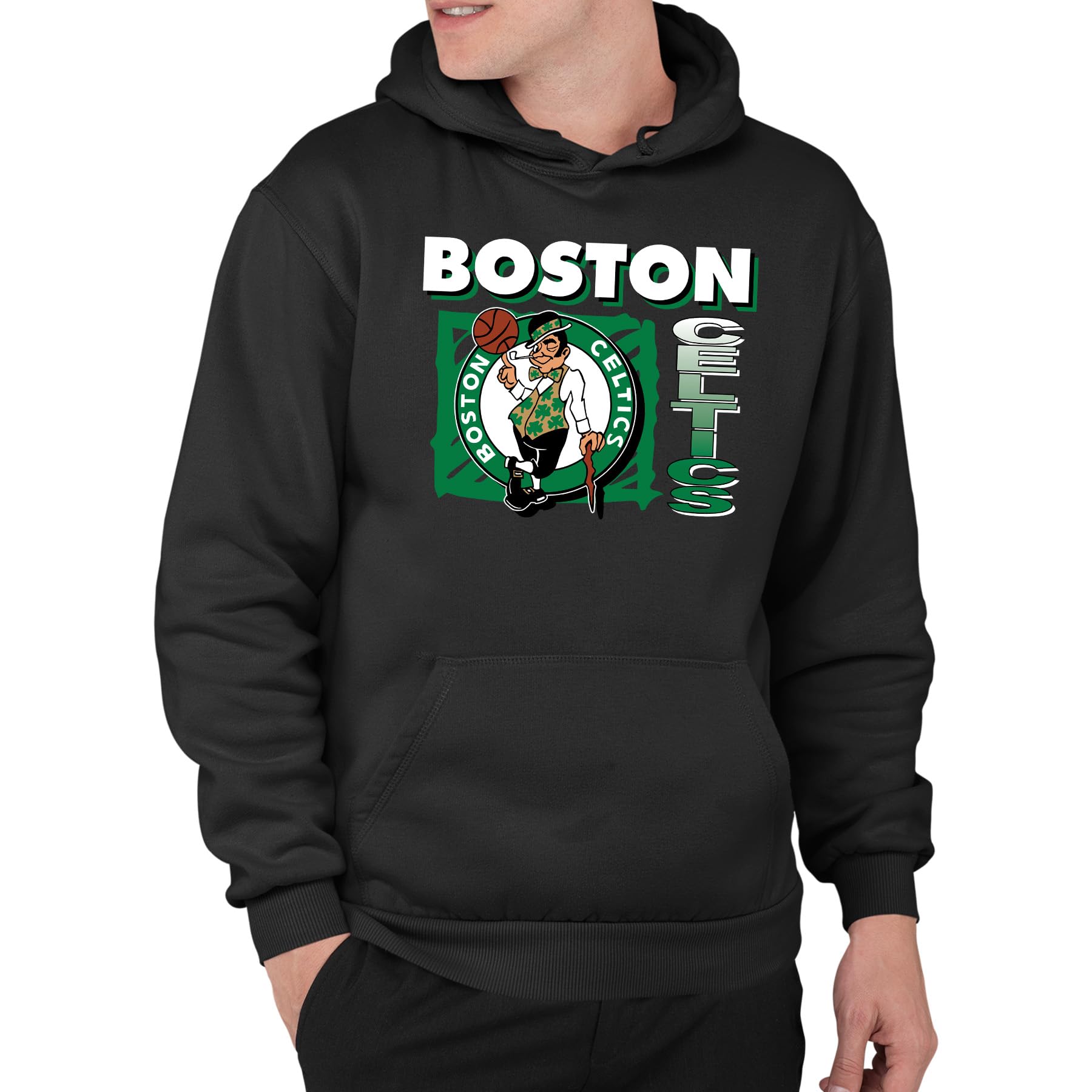 Sudadera con capucha para hombre NBA Scribble Square Junk Food de vellón 5