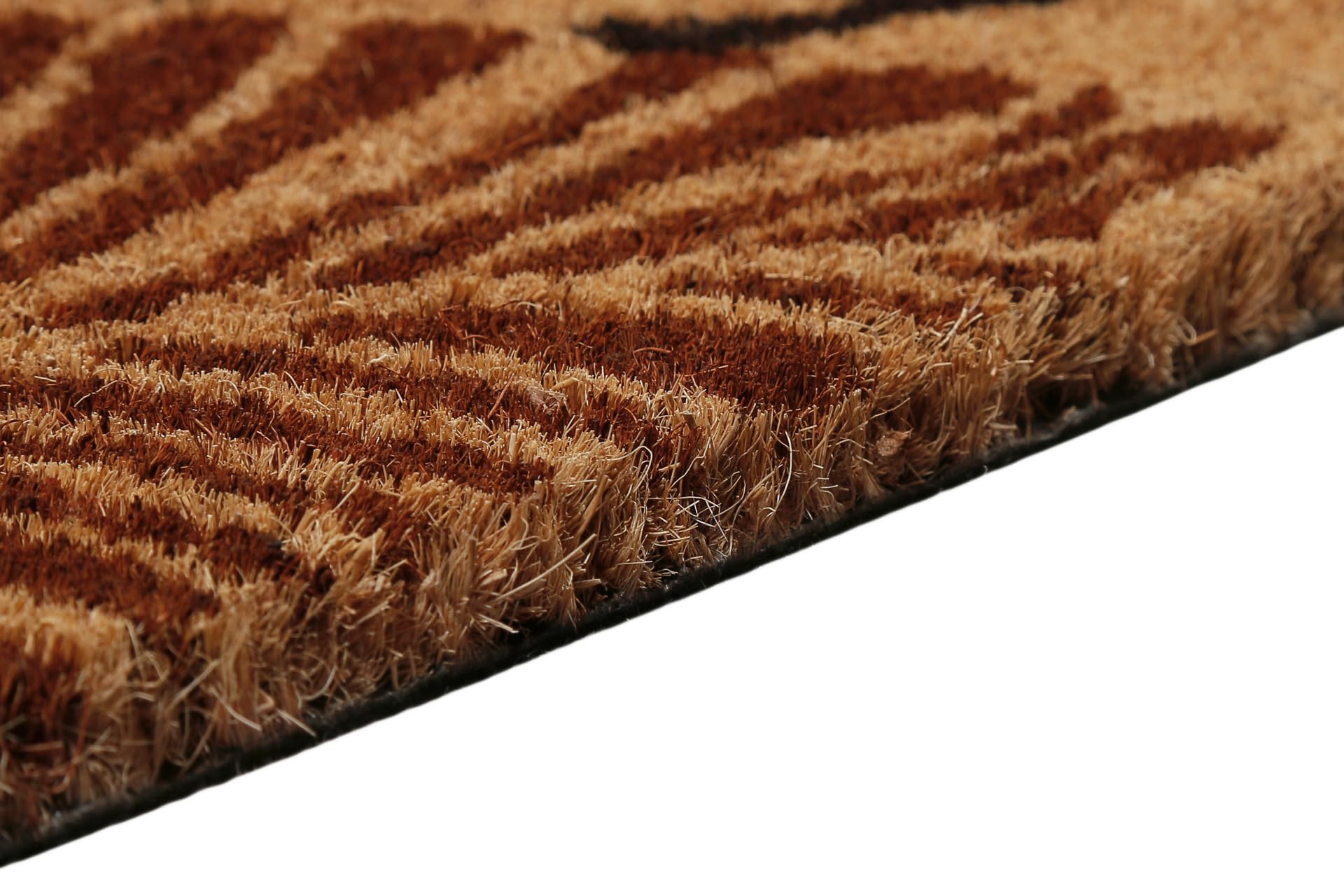 Alfombrilla de coco Jungle Mat de WECONhome para interiores y espacios intermedios (60 x 90 cm), color marrón rojizo