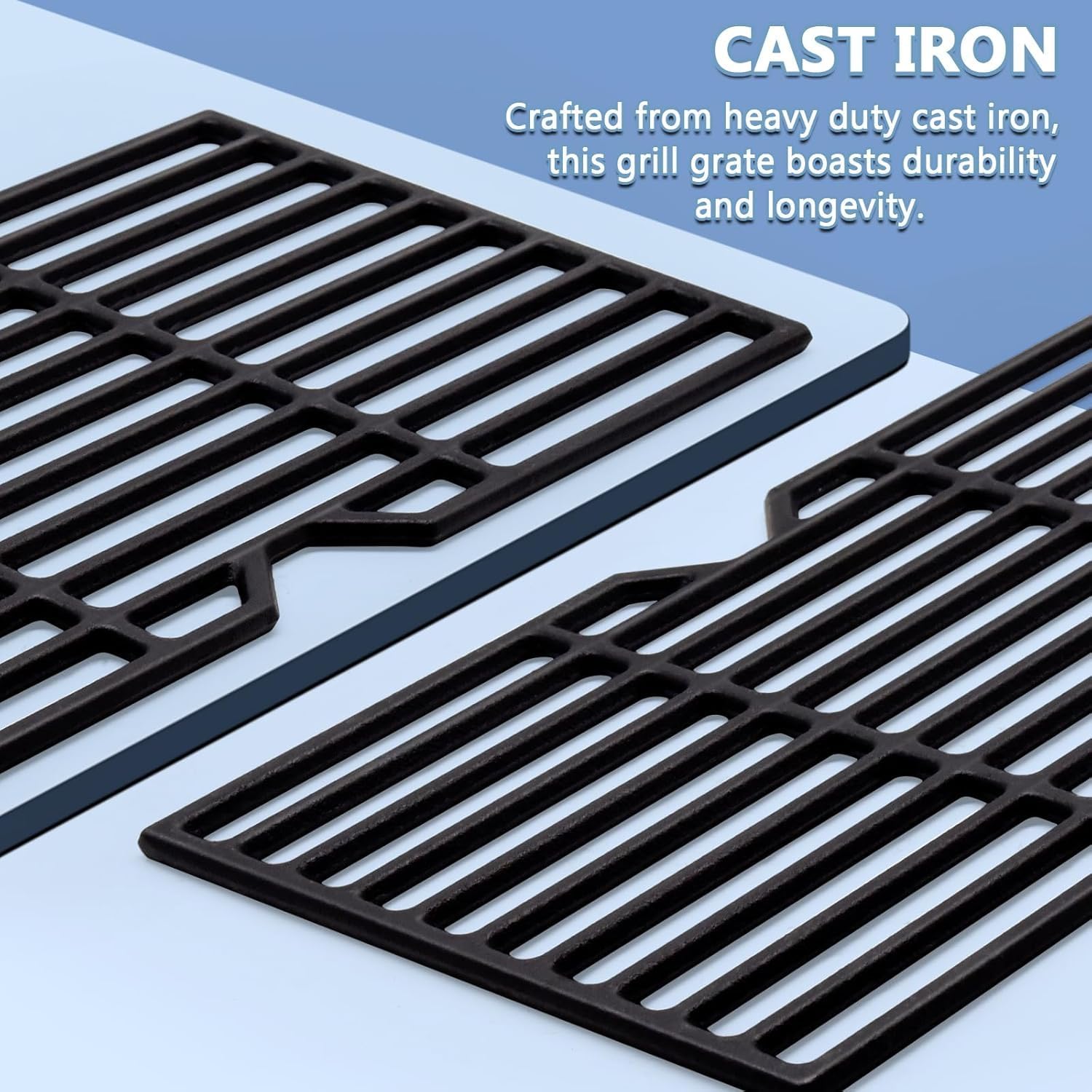 Adviace Grill Replacement Parts for Charbroil 463420508 463420509 463420507 Grill, Grill Grates & Burner & Igniter & Heat Shield & Carryover Tubes for Char-Broil