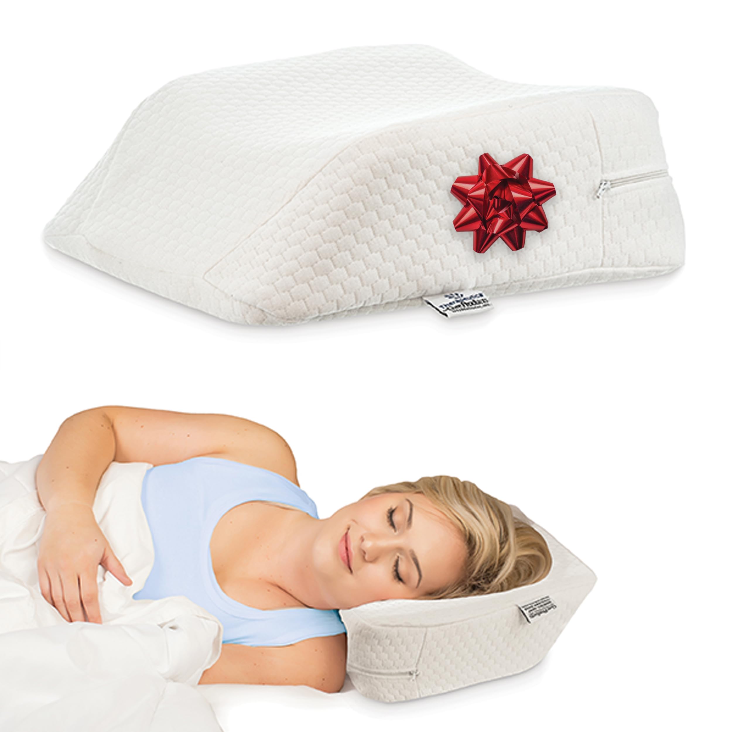 Therapeutica Travel Pillow, Firm Orthopedic Support, Average