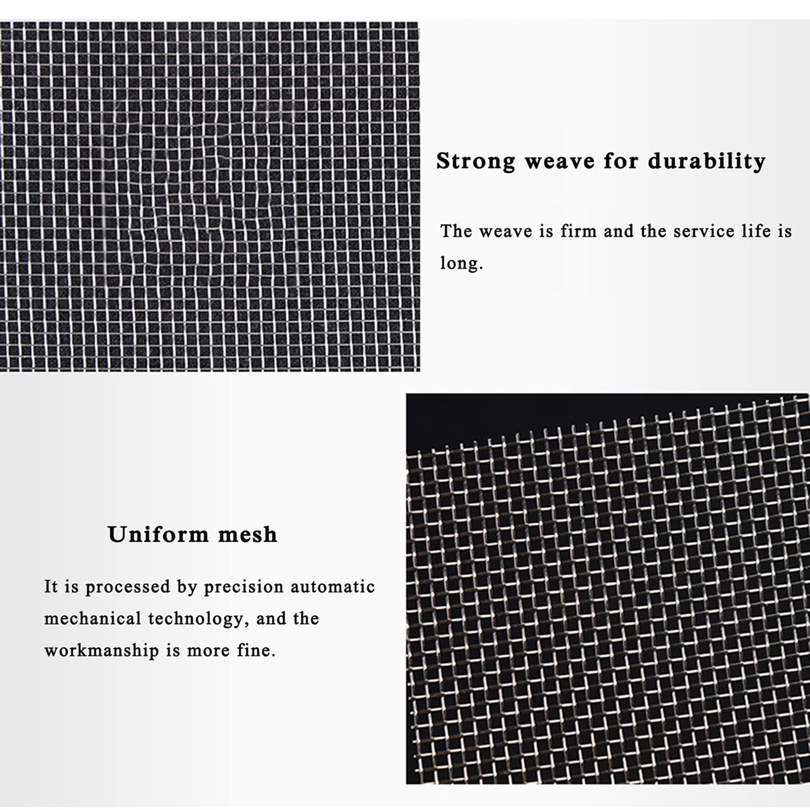 Edelstahlgitter Drahtgitter feinmaschig 6 Mesh Woven Wire Mesh Wühlmausgitter Metallgitter Feinmaschig Drahtgeflecht Maulwurfsperre Schutzgitter Edelstahlgitter Wire Mesh ( Color : Wire diameter 0.5mm