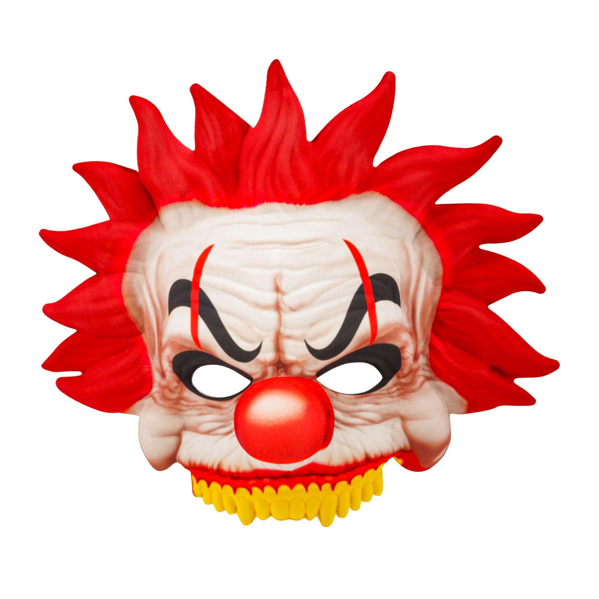 Halloween Killer Clown Chinless Fabric Mask