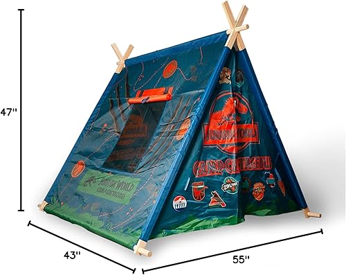 Miniatura 8 de Jurassic World Toldo para tienda de campaña de tipis para interiores y campamentos