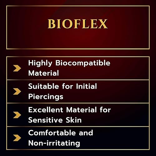 Miniatura 5 de MATIGA 4 piezas de retenedor flexible transparente 0.56 oz barra curvada piercing joyería cartílago Rook Tragus ceja 0.118 in bola acrílica más