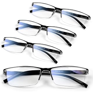 Gaoye 2.5 Executive Style Reading Glasses Men - Durable Readers with Blue Light Filtering- Comfortable Fit with TR90 Frames - Amazon product rated Grade A