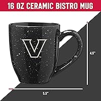 Vista 5 de Rico Industries NCAA Vanderbilt Commodores - Taza de café de cerámica con grabado láser en color principal del equipo de 16 oz