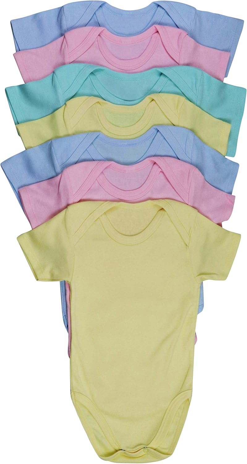 ToBeInStyle Babys' 4 Pack Short Sleeve One-Piece Bodysuit - Image 5