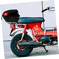 Vista 6 de Caja trasera para motocicleta, repuesto para maletero de gran capacidad, funda de almacenamiento de equipaje con candado, caja superior para casco