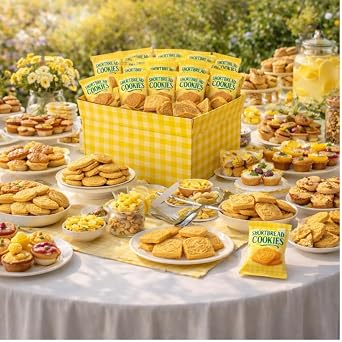 Shortbread Cookies, Individually Wrapped, 1.5 oz, 30 Pack, 180 Total Pieces, Breakfast Tea Coffee School Office Party Holiday Gift 2 Pack