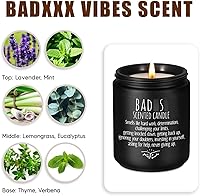 Vista 2 de LEADO Vela perfumada, regalos de felicitación, velas inspiradoras para mujeres, hombres, amigos, nuevo trabajo, promoción, regalos de sobriedad