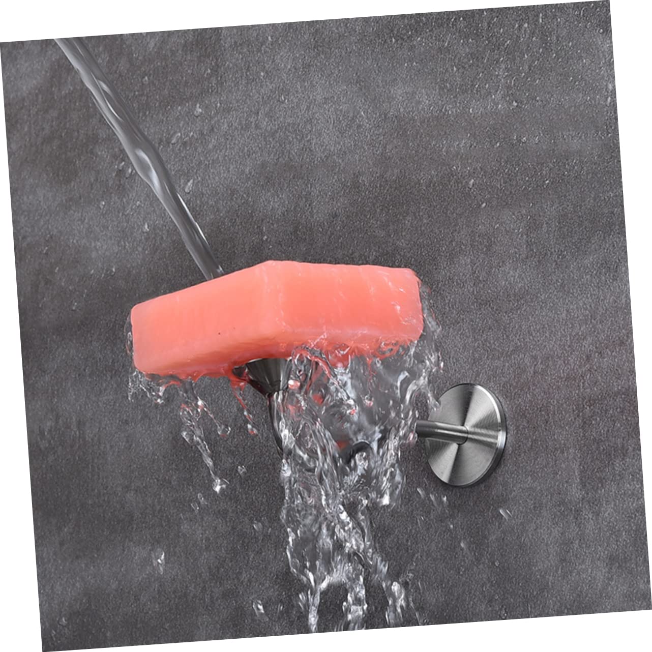 PLAFOPE 2piezas Soporte Magnético De Jabón Inoxidable para Baño y Cocina Jabonera De Pared Sin Perforación Estante De Drenaje para Jabón Barra Accesorio Práctico y Ventilado