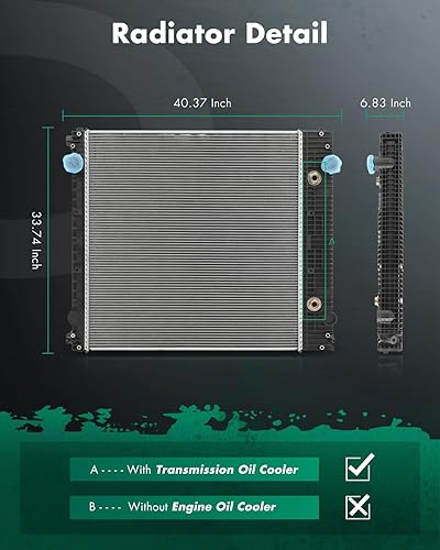 Miniatura 2 de SCITOO 0525194001 Radiador de repuesto para 2008-2015 para Freightliner para M2 106