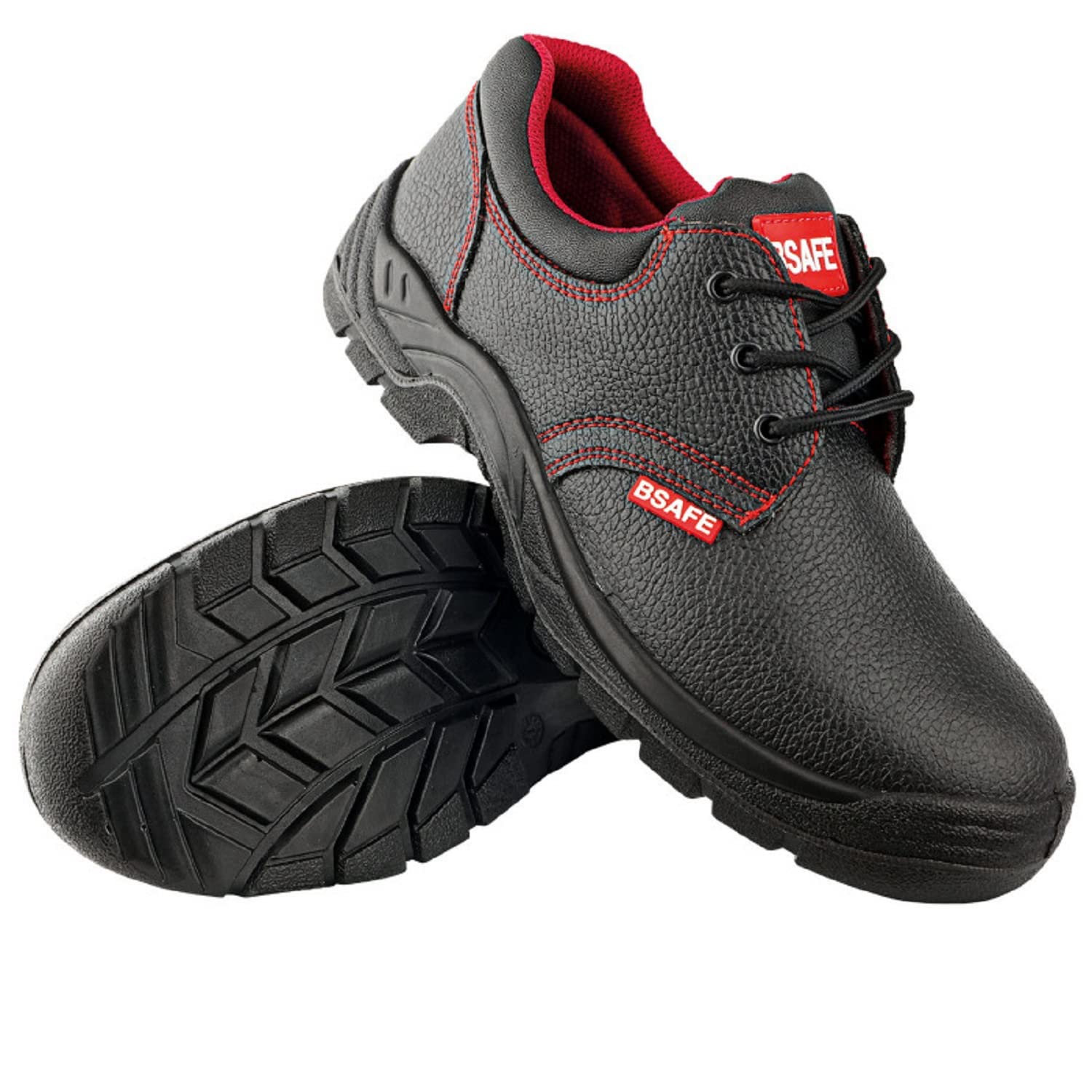 Säkerhetsstövlar S1, Säkerhetsskor Stål Tå Keps Män, Herr Säkerhetskängor, Säkerhetsarbetsskor Män, Vattentäta Stövlar, Svart Läder, Kompositsäkerhetsstövlar, Lätt, Stövlar - 44 EU