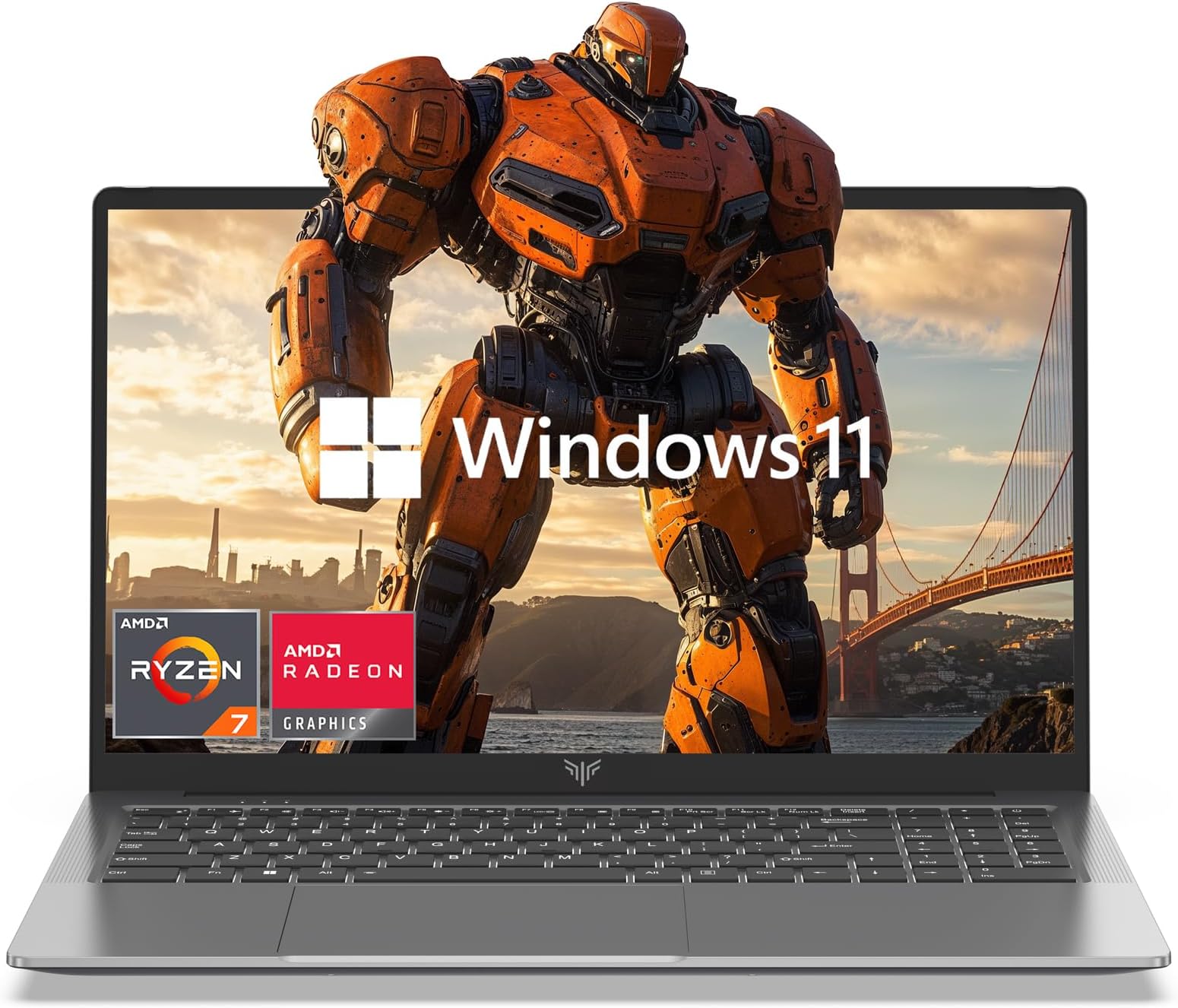 ACEMAGICGaming Laptop AMD Ryzen 7 5700U Laptop 16GB DDR4 (2 * 8GB, Dual Channel) 512GB M.2 2280 NVMe SSD Windows Laptop 16.1-inch IPS WIFI6 HDMI Type-C