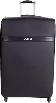 ABC Stylish 29-Inch Lightweight Durable Travel Luggage Trolley Suitcase/Bag for Men Women (BLACK| Large)