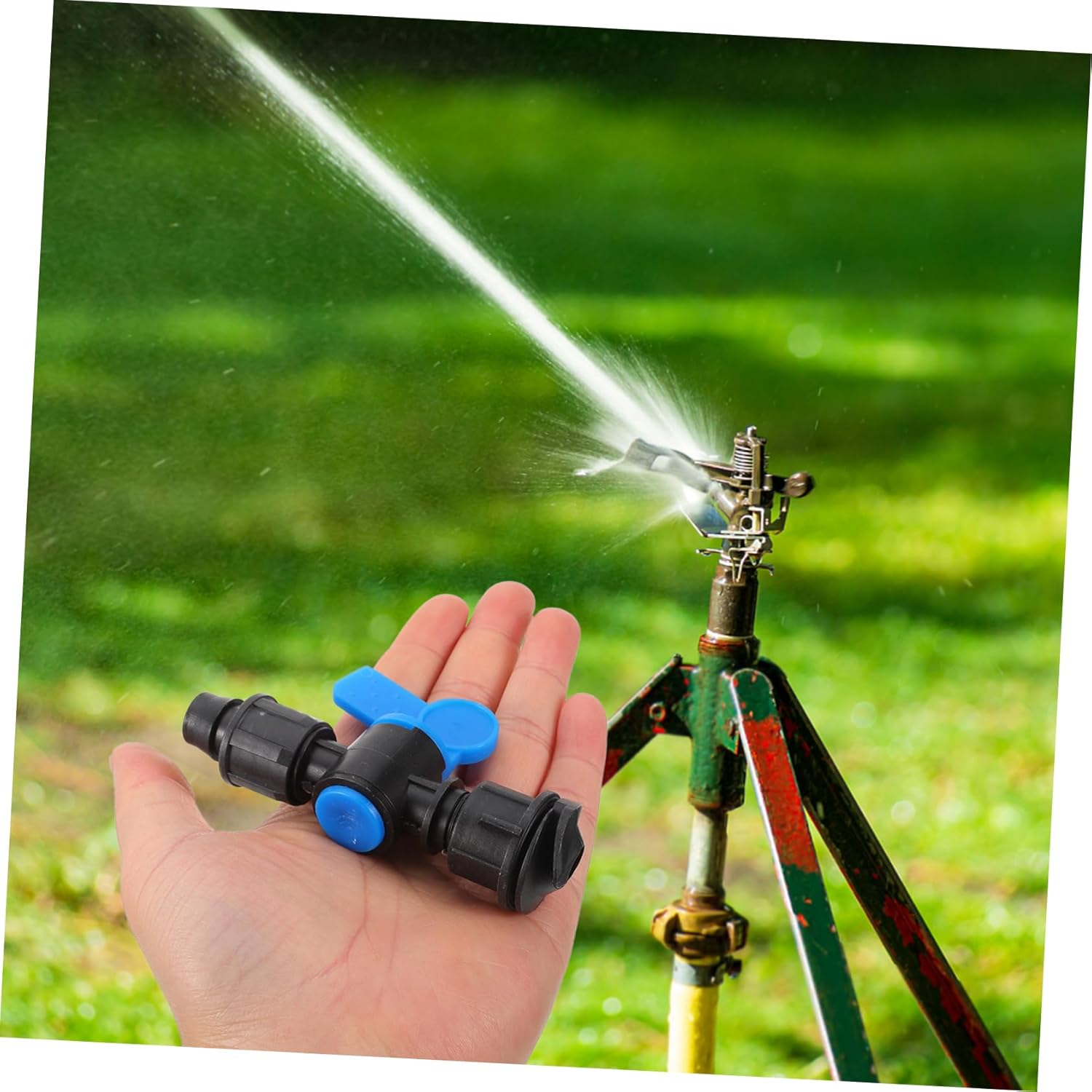 50pcs Water-saving Joint for Drip Irrigation Garden Hose Plugs Drip Tube Connectors Hose Adapters Garden Watering Systems