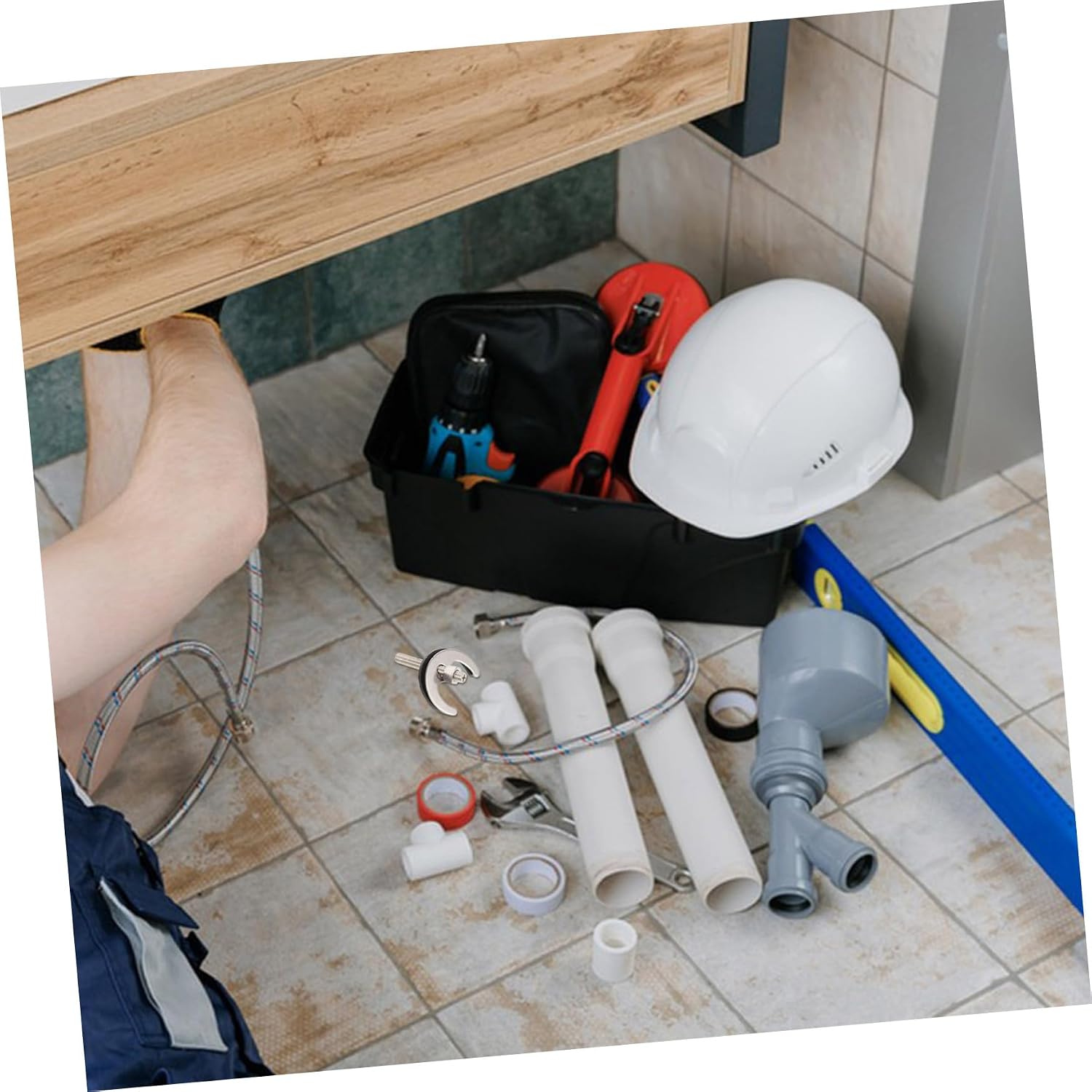 1 Set Faucet Installation Tools Faucet Fixing Tool Kitchen Supplies Faucet Accessories Kitchen Faucet Antiloosing Cap Kitchen Faucet Horseshoe Fastening Washer Kitchen Supply