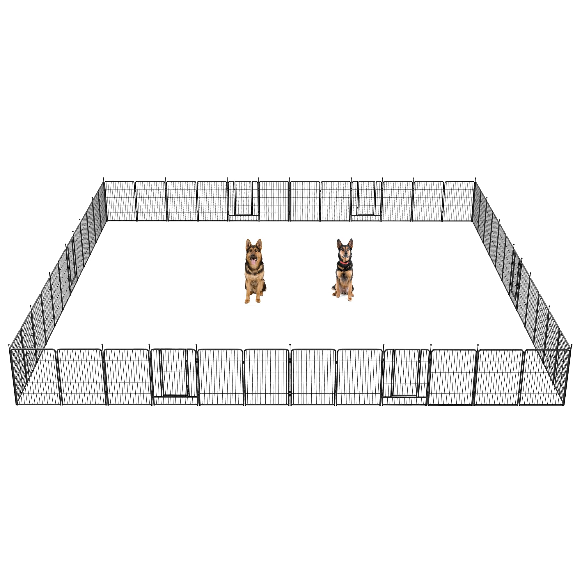 FXW Instant Dog Playpen, RV Camping, Outdoor &amp; Yard, 40" H, 48 Panels