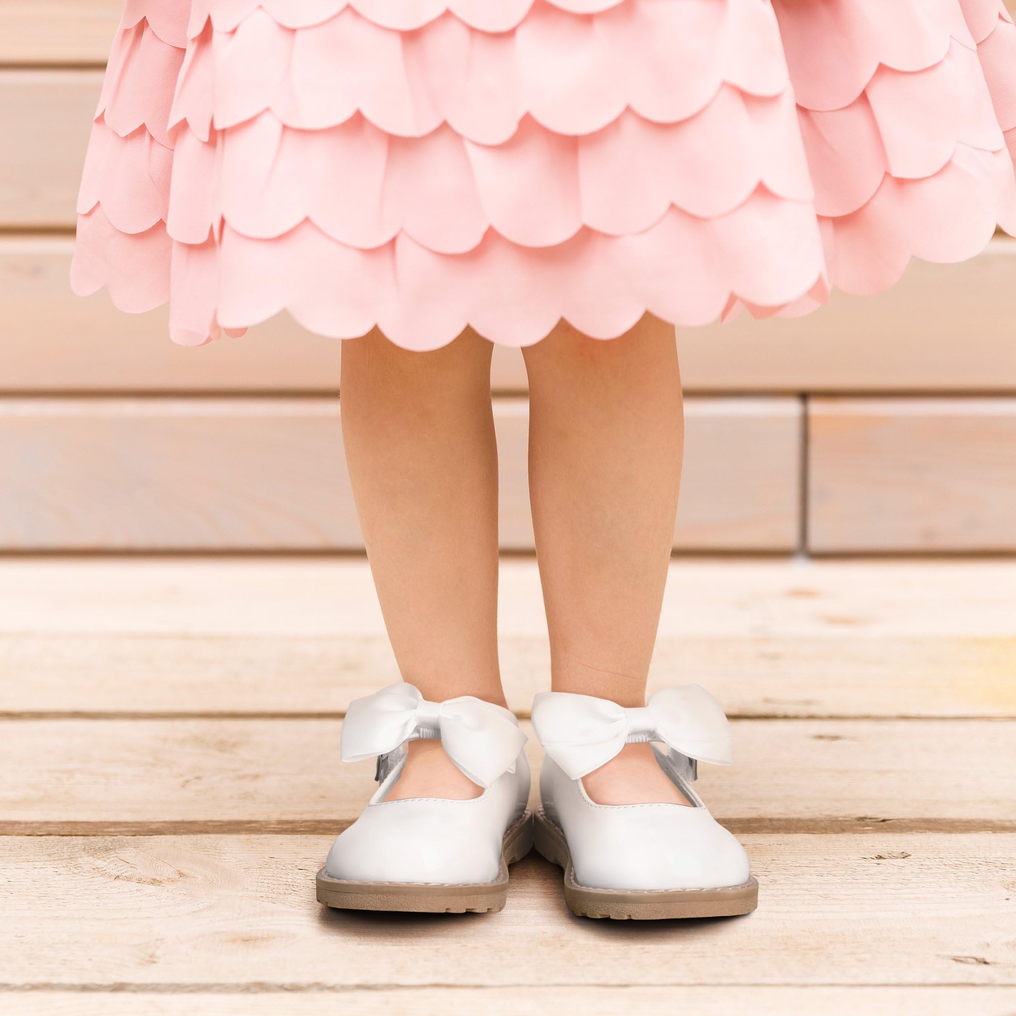 Zapatos de vestir para niña pequeña, zapatos Mary Jane para uniforme escolar, zapatos de boda, fiesta, casual, suaves para caminar