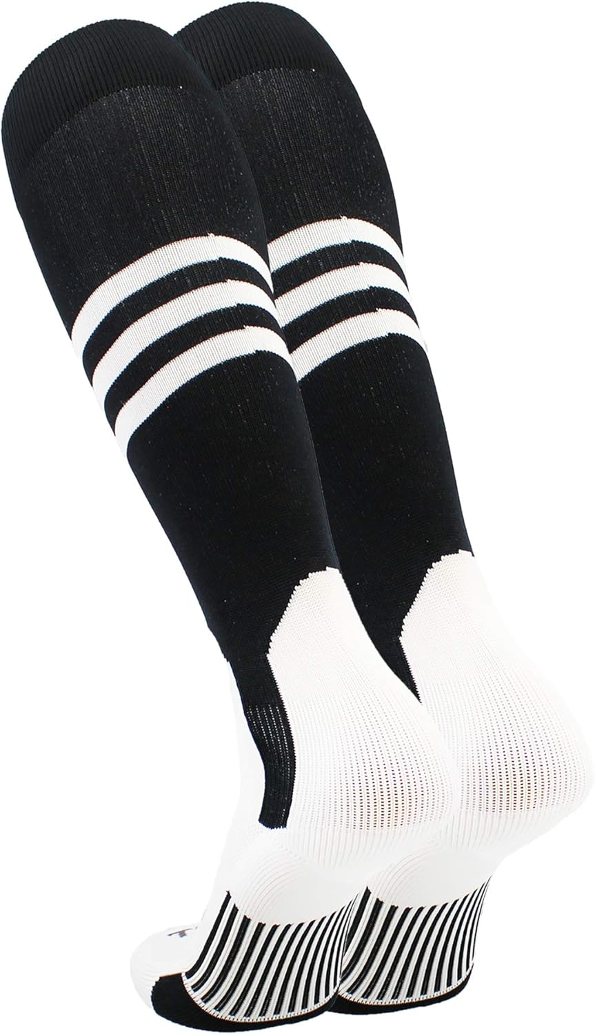 TCK Baseball Stirrup Socks with Stripes – Pro Style Game Day Uniform Socks for Baseball & Softball - Image 2