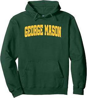 George Mason University Patriots School Name Arch Pullover Hoodie