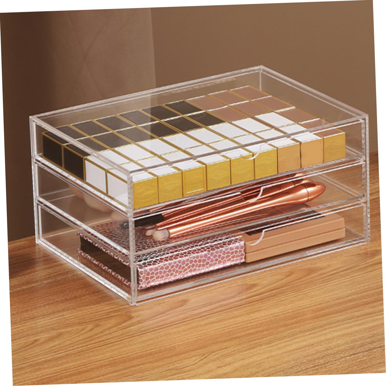 MAGICLULU Organisateur de Tiroirs à 3 Couches Transparent en Acrylique