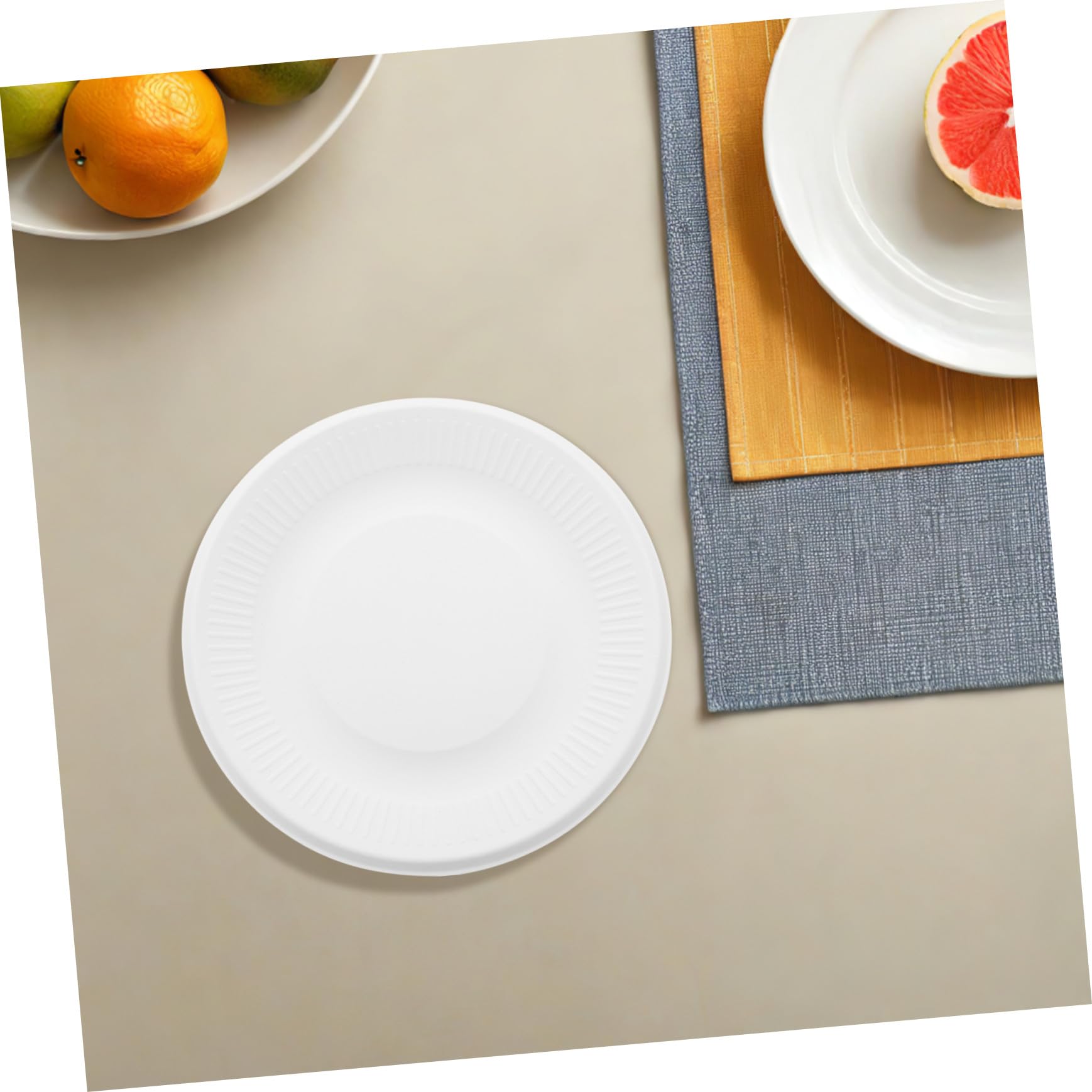 VICASKY 200 Pezzi Piatti Spessi Resistenti per Dolci Antipasti e Snack per Feste ed Eleganti