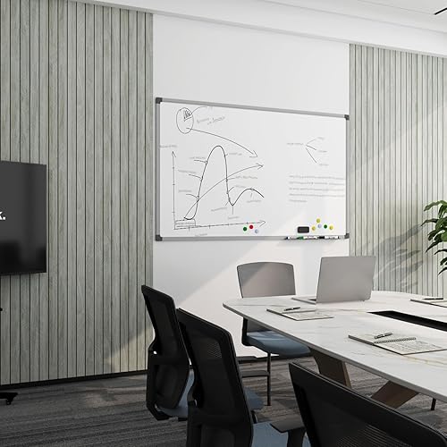 Miniatura 5 de LaCheery Paneles de pared de listones de madera de espiga para paredes de dormitorio, paneles de pared de madera acanalada para despegar y pegar,