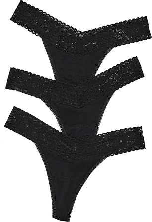 hanky panky Womens Dreamease Original Rise Thong 3 Pack