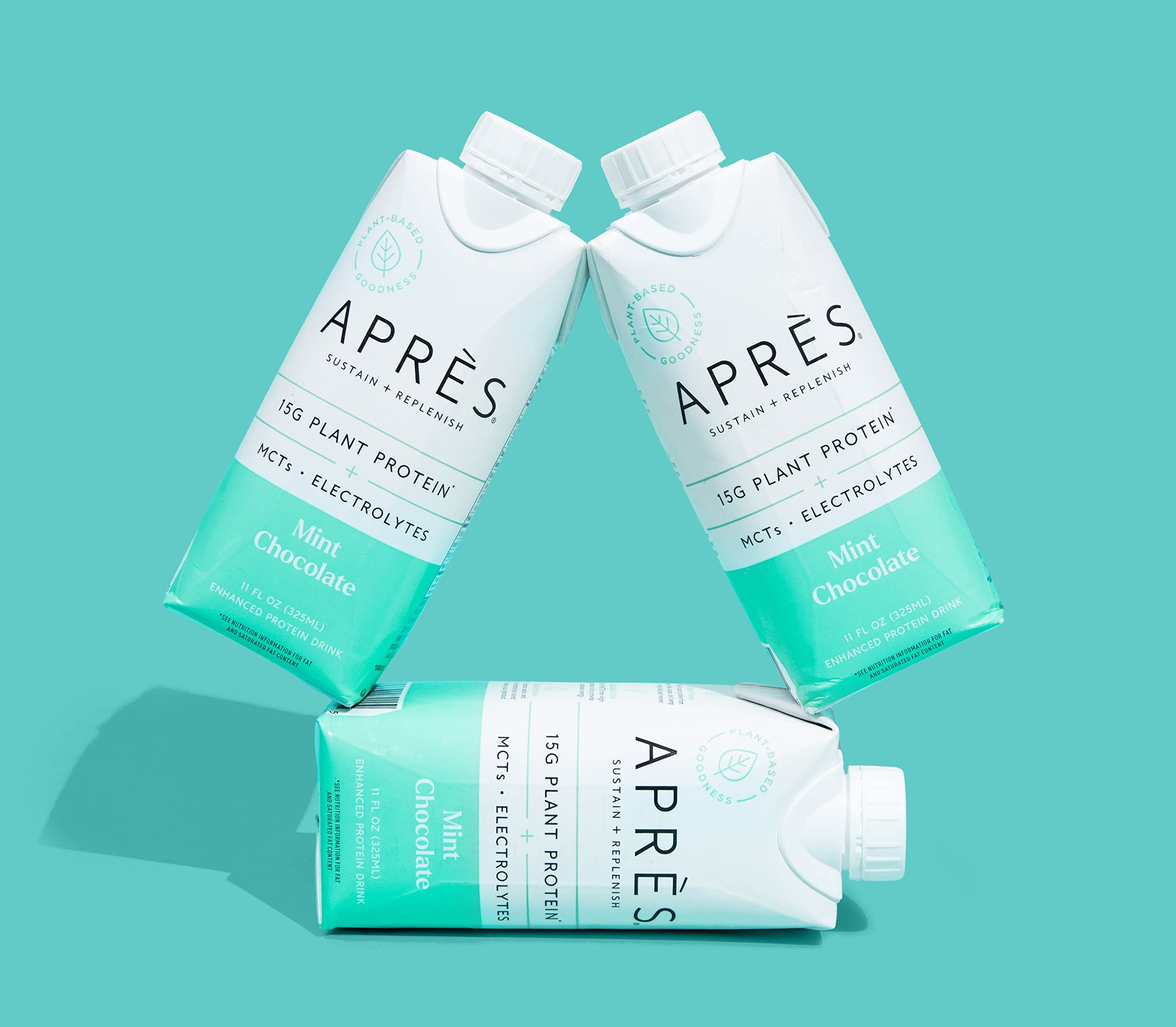 Apres Plant Based Protein Shake Mint Chocolate With Mcts