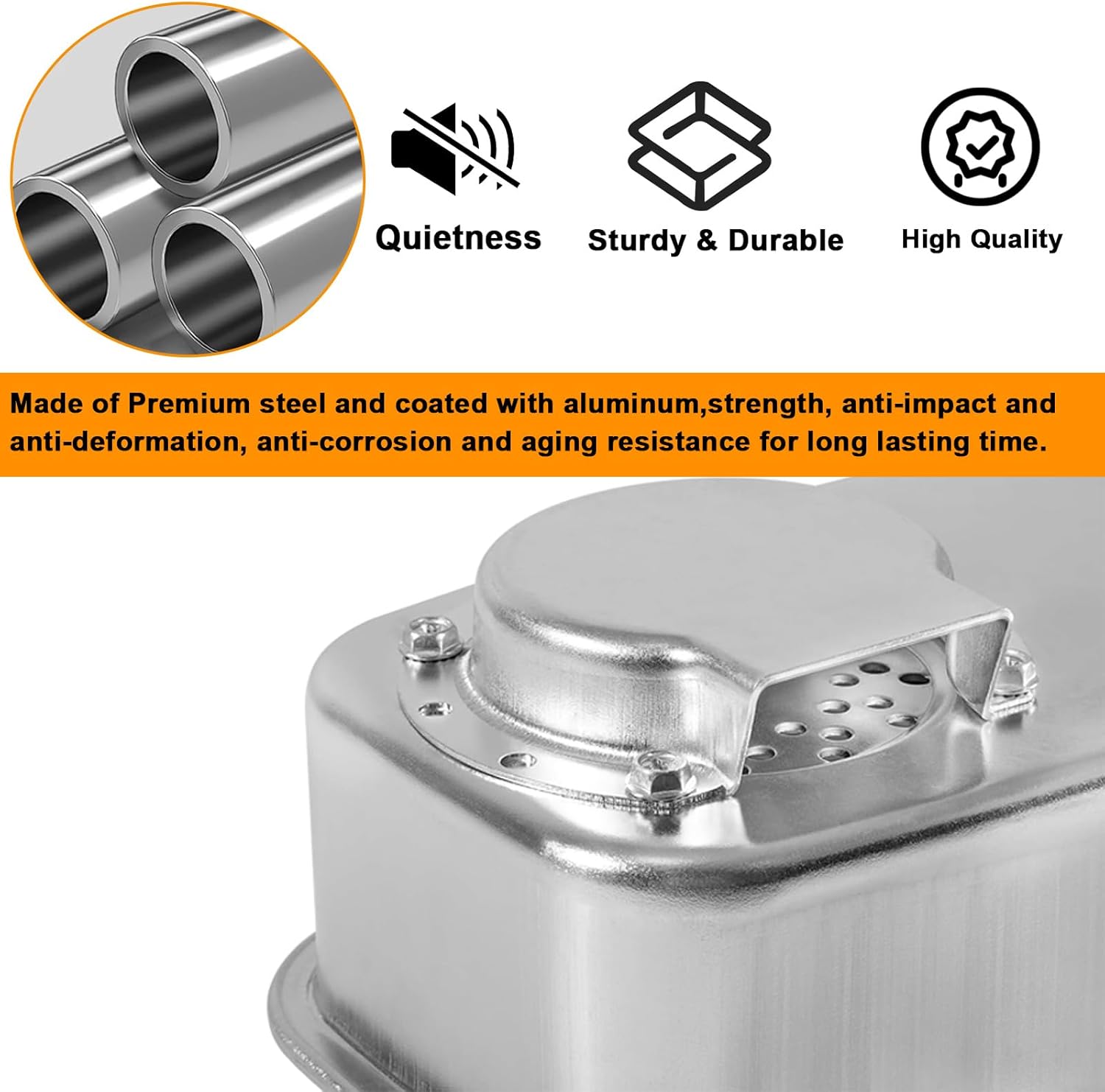 Exhaust Muffler Twin 951-0616B 751-0616B Fit for Cub Cadet LT1018, LT1022, LT1024,RZT54, RZT 54 KW RZT50 VT