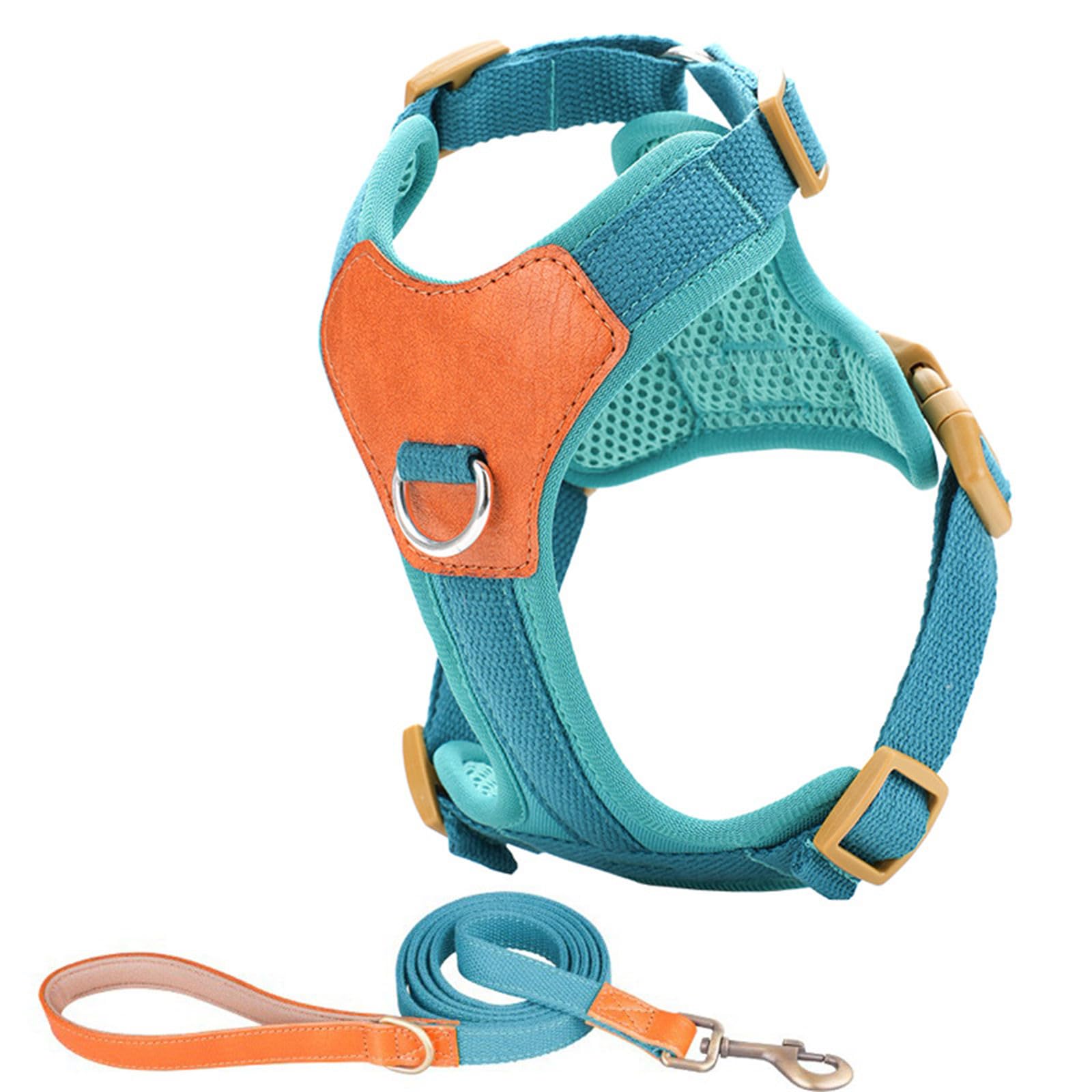 Xjdzineq Large Dog Harness for Small Dogs Without Pull with Leash Attachments Puppy Vest Dog Harness